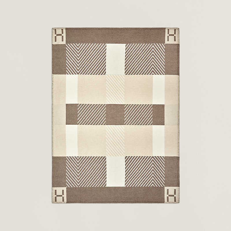 Avalon Zellige blanket - Beige | Hermès Macau SAR